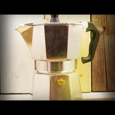 ZANZIBAR Italy Stove Top Espresso Coffee Maker Moka Pot RETRO vintage  antique