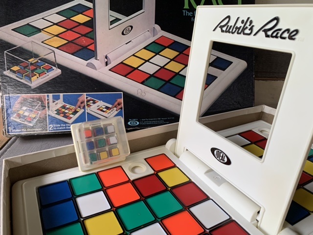 Rubik's Race games 1982 IDEAL board game USA - Vintage Man Stuff