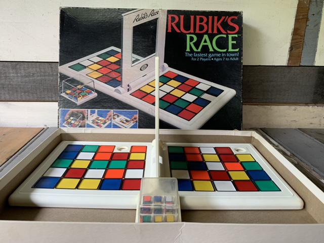 Rubik's Race games 1982 IDEAL board game USA - Vintage Man Stuff