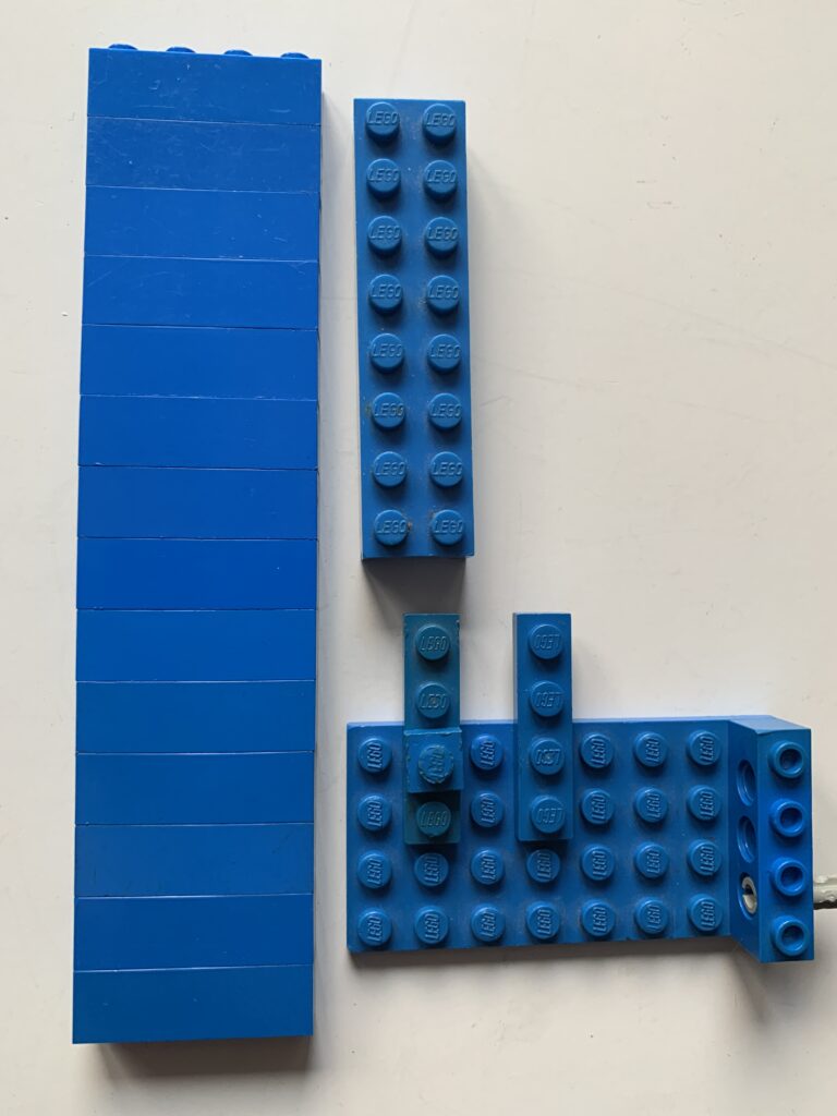Lego color matching vintage classic space