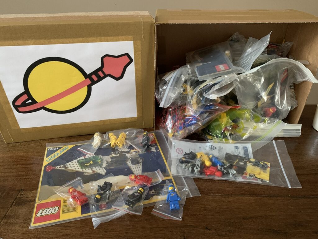 Lego Classic space collection storage